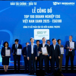 PCT được vinh danh Top 100 Doanh nghiệp ESG Việt Nam Xanh 2025