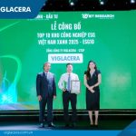 Viglacera đứng Top 10 tại hai hạng mục quan trọng nhất của Giải thưởng ESG 2025