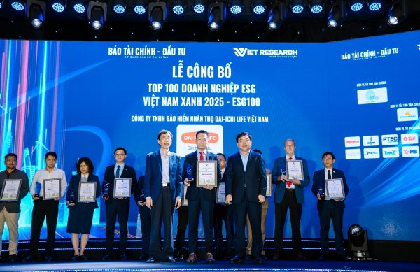 Hình nhận giải ESG100