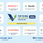 CÔNG BỐ TOP 10 DOANH NGHIỆP ESG VIỆT NAM XANH 2026 – NGÀNH BẢO HIỂM
