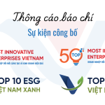 THÔNG CÁO BÁO CHÍ SỰ KIỆN CÔNG BỐ ESG100, ESG10, VIE50, VIE10