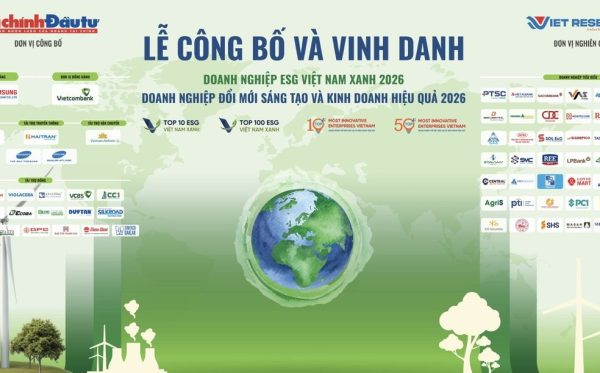 Lễ công bố và vinh danh Top doanh nghiêp đổi mới sáng tạo và kinh doanh hiệu quả 2026 - Top doanh nghiệp ESG Việt Nam xanh 2026