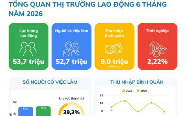 TỔNG QUAN THỊ TRƯỜNG LAO ĐỘNG 6 tháng NĂM 2026 TỔNG QUAN THỊ TRƯỜNG LAO ĐỘNG 6 tháng NĂM 2026