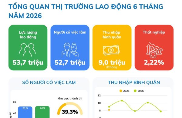 TỔNG QUAN THỊ TRƯỜNG LAO ĐỘNG 6 tháng NĂM 2026 TỔNG QUAN THỊ TRƯỜNG LAO ĐỘNG 6 tháng NĂM 2026